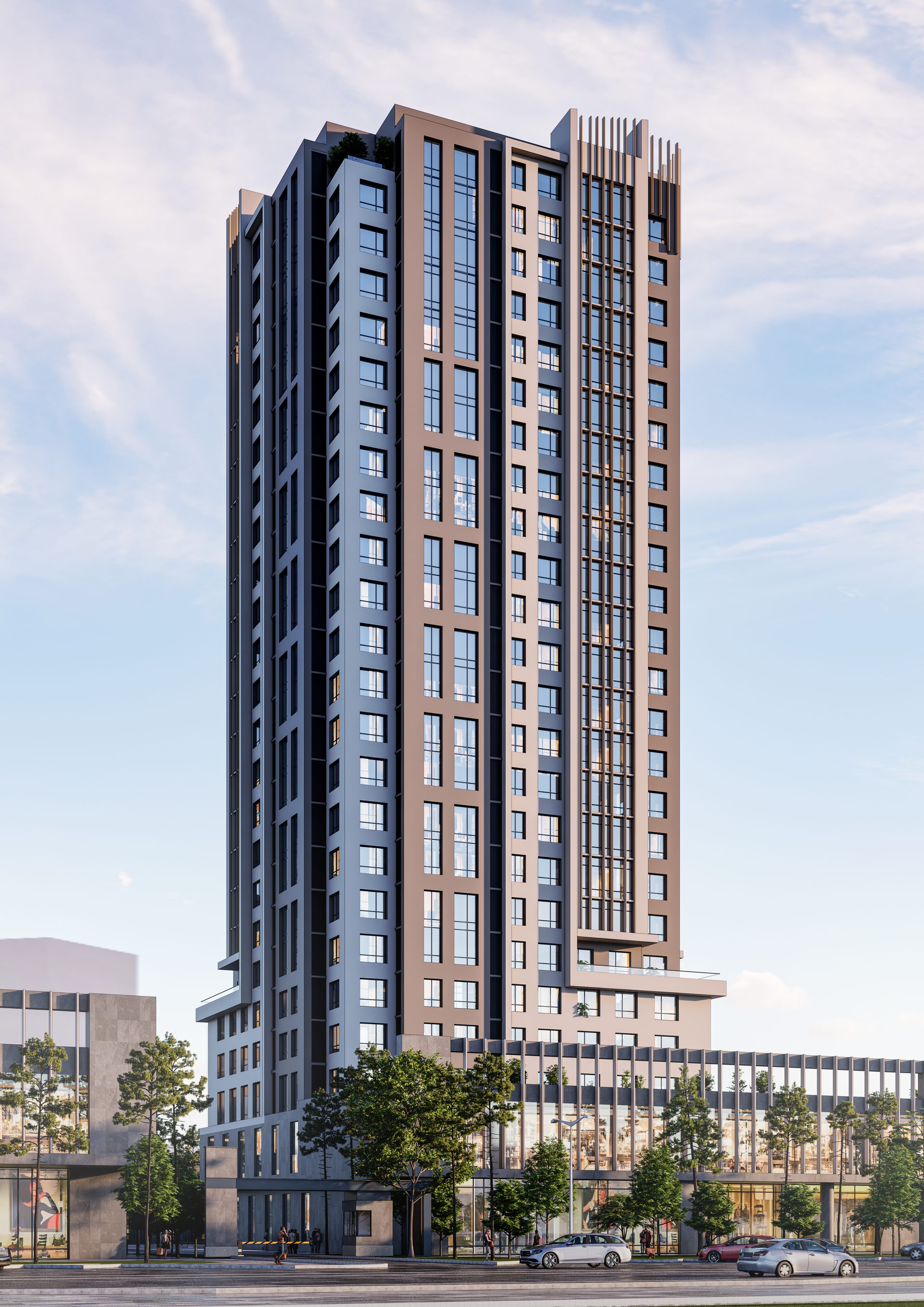 Building Е angle 2